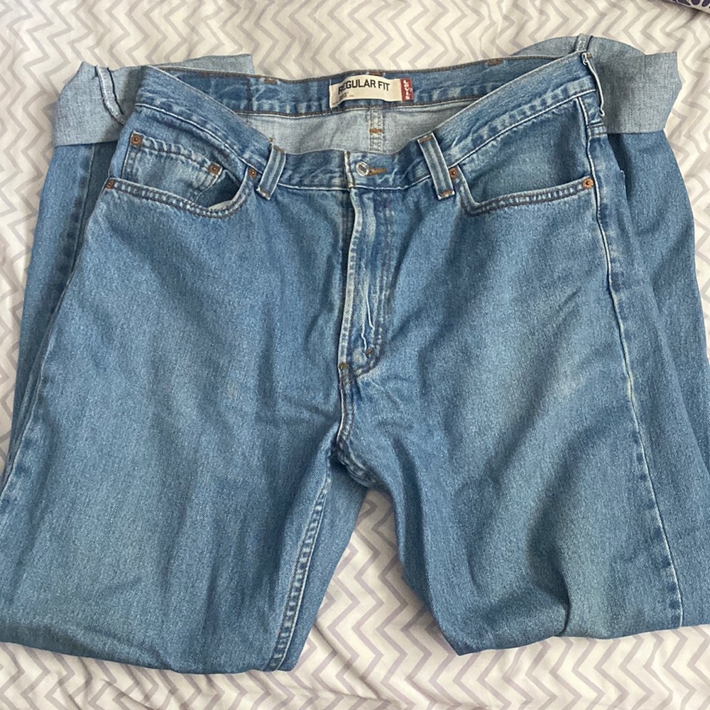 505 levi’s medium wash